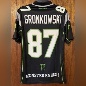 Gronkowski Jersey #87 Monster Energy Size Small NFL Patriots